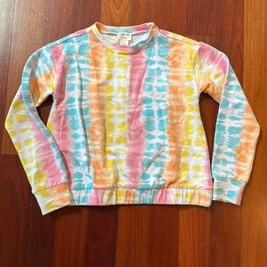 J.Crew Crewcuts little girls tie-dye sweatshirt